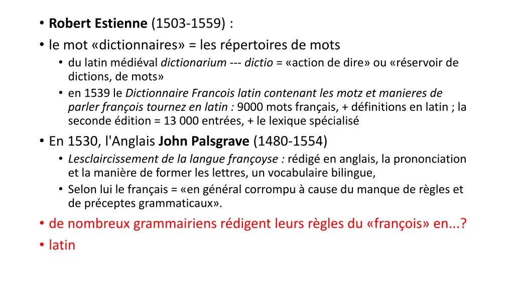 robert estienne 1503 1559 le mot dictionnaires