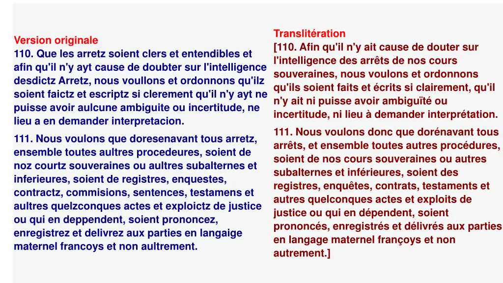 translit ration 110 afin qu il n y ait cause