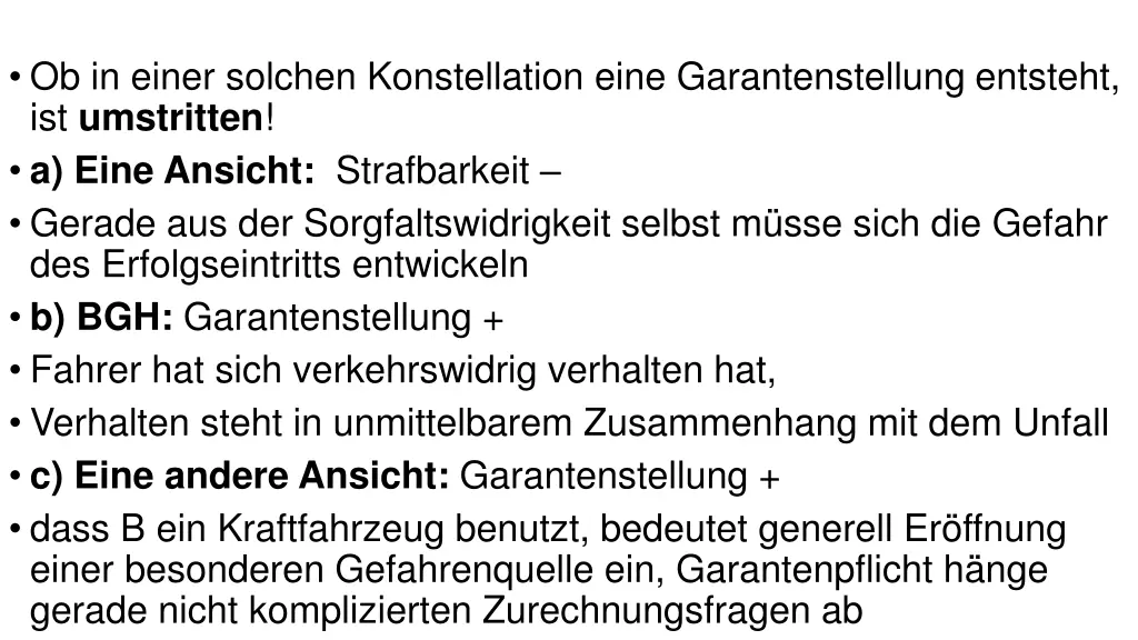 ob in einer solchen konstellation eine