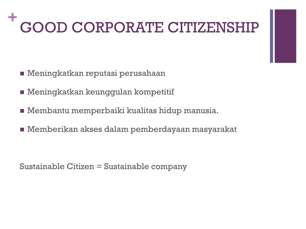 good corporate citizenship