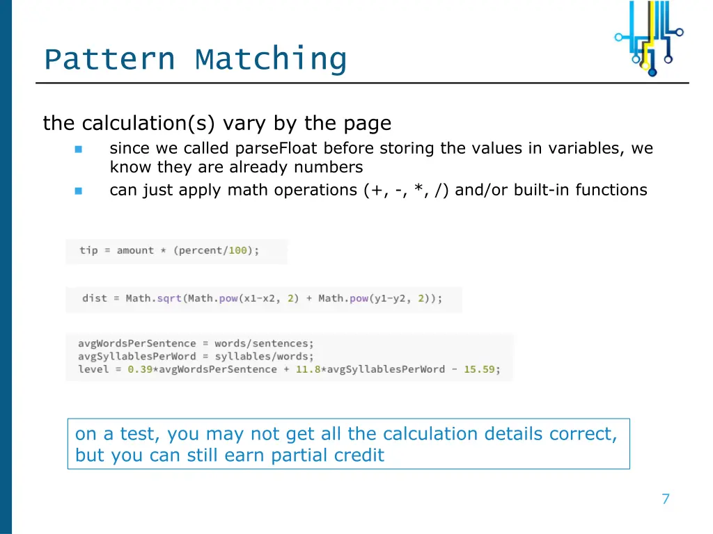 pattern matching 2