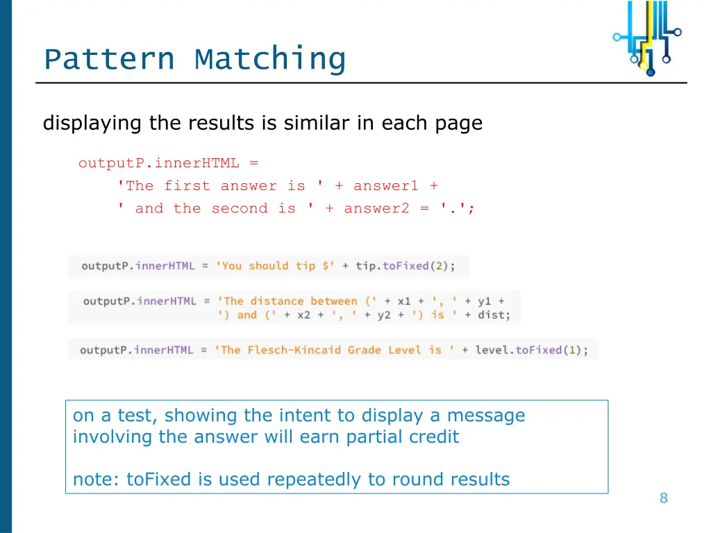 pattern matching 3