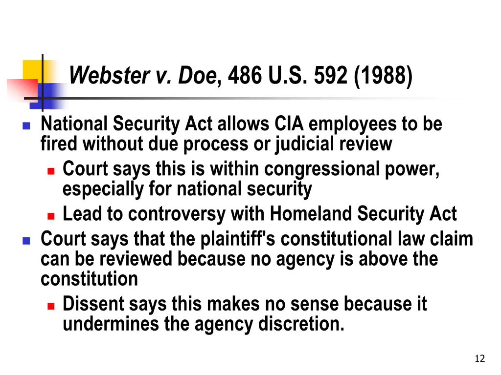 webster v doe 486 u s 592 1988