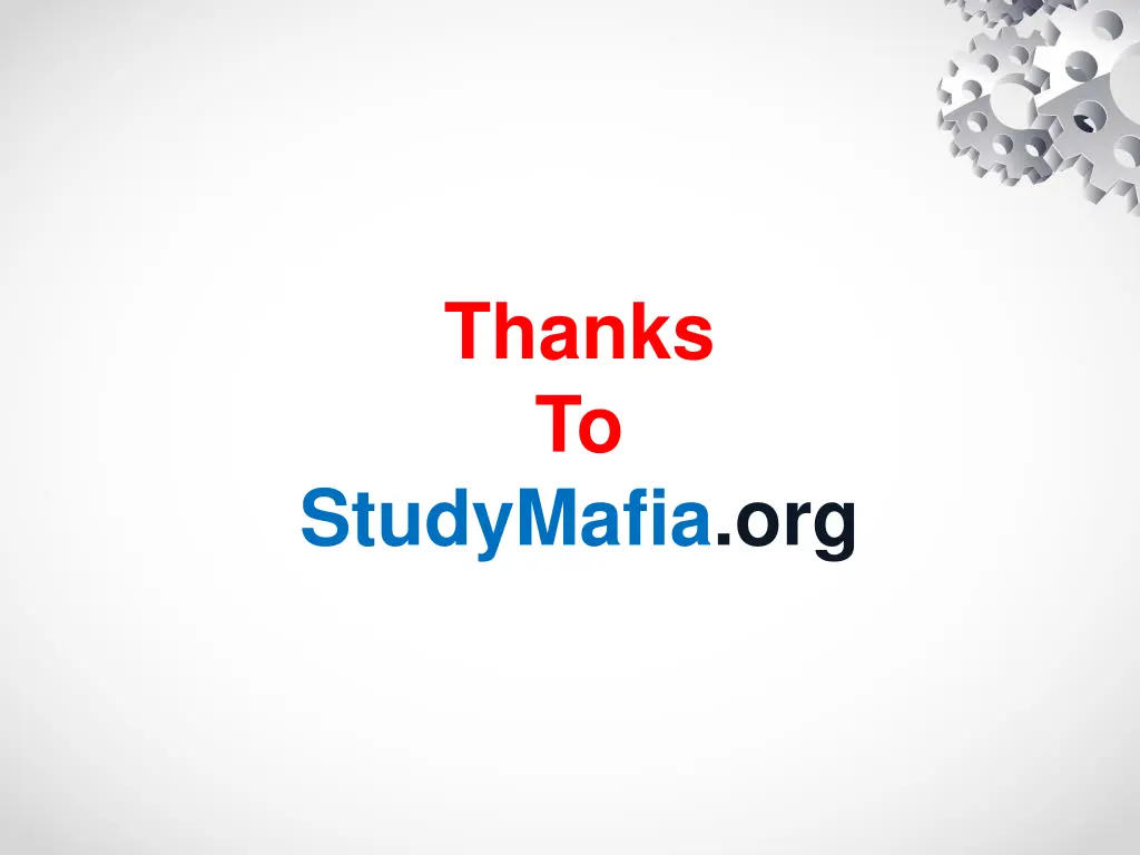 thanks to
