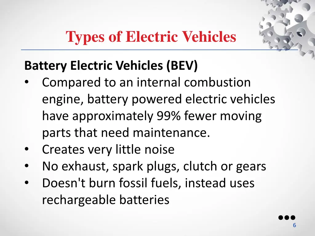 types of electric vehicles