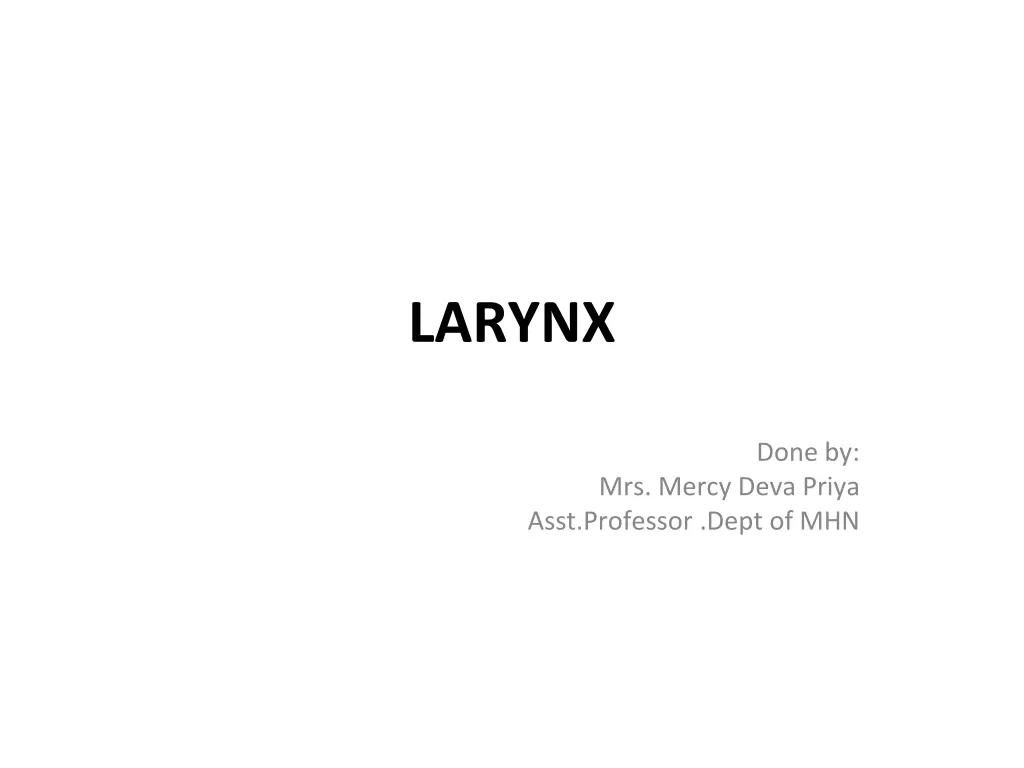 larynx