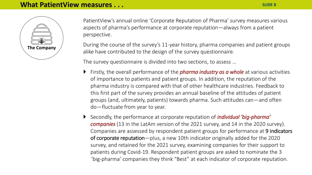 what patientview measures