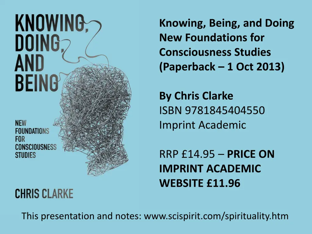 knowing being and doing new foundations