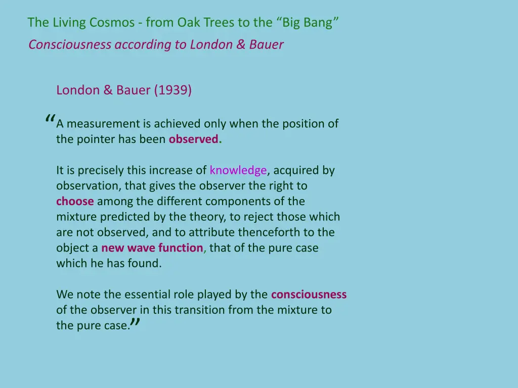 the living cosmos from oak trees to the big bang 7