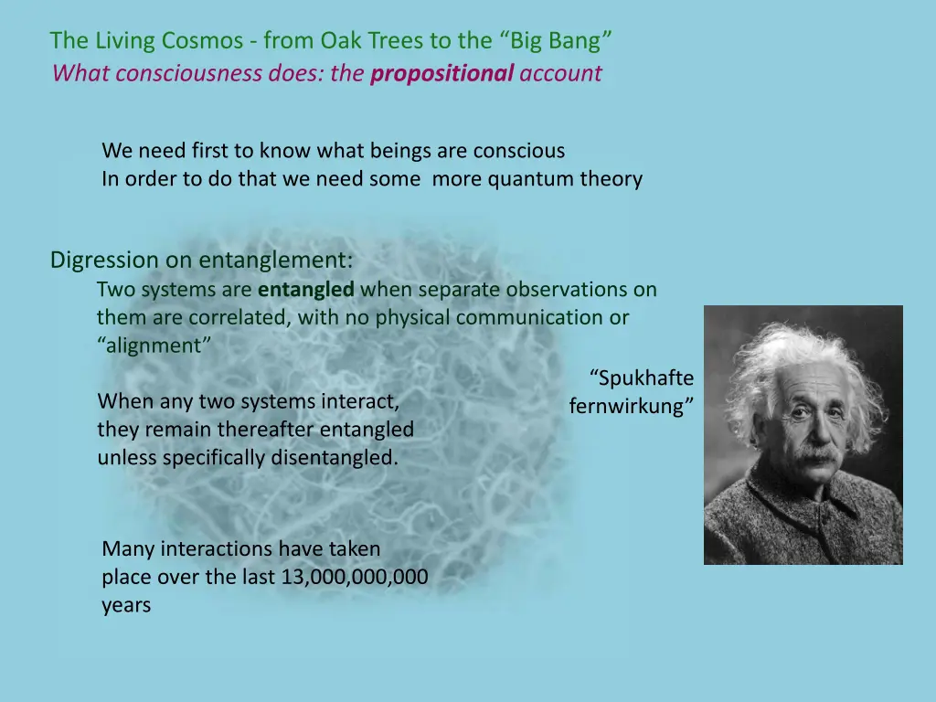 the living cosmos from oak trees to the big bang 9