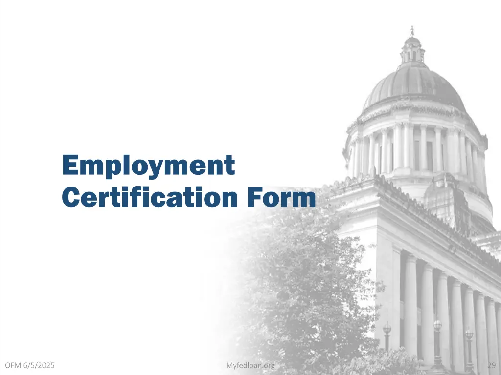 employment certification form