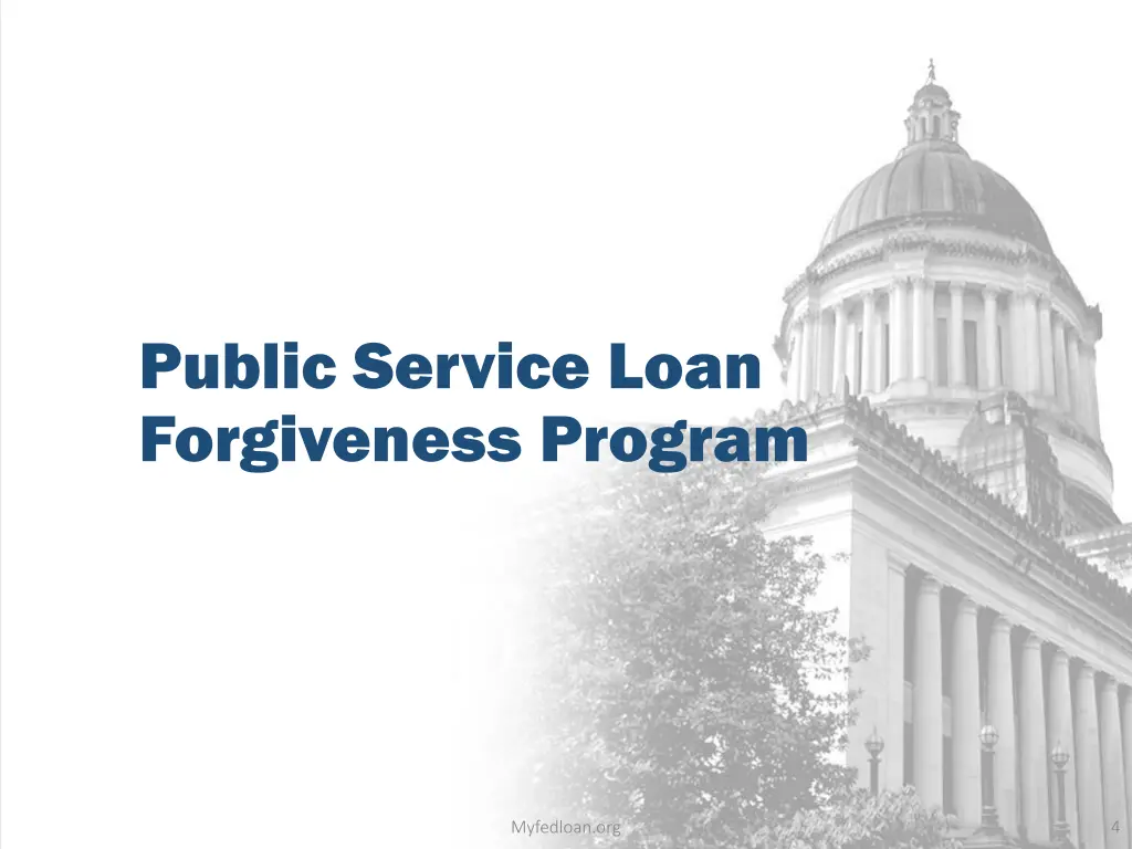 public service loan forgiveness program 1