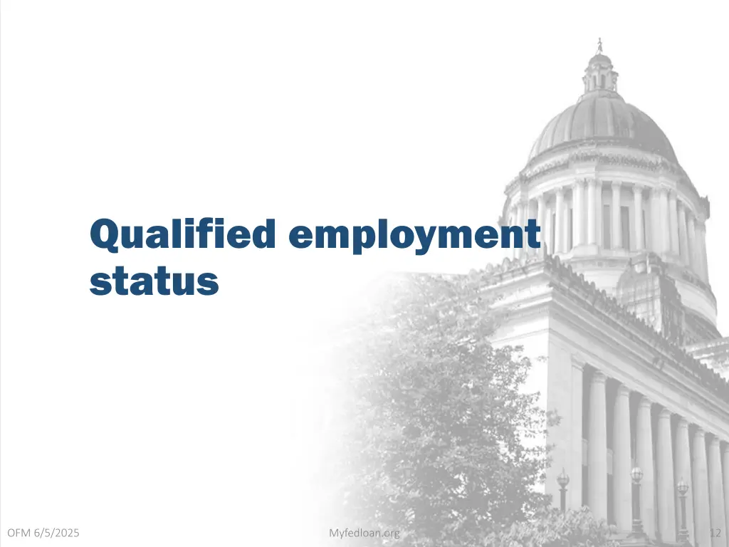 qualified employment status