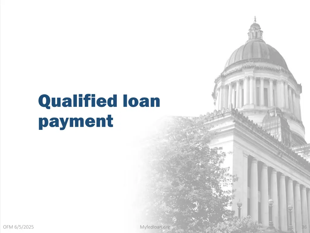 qualified loan payment