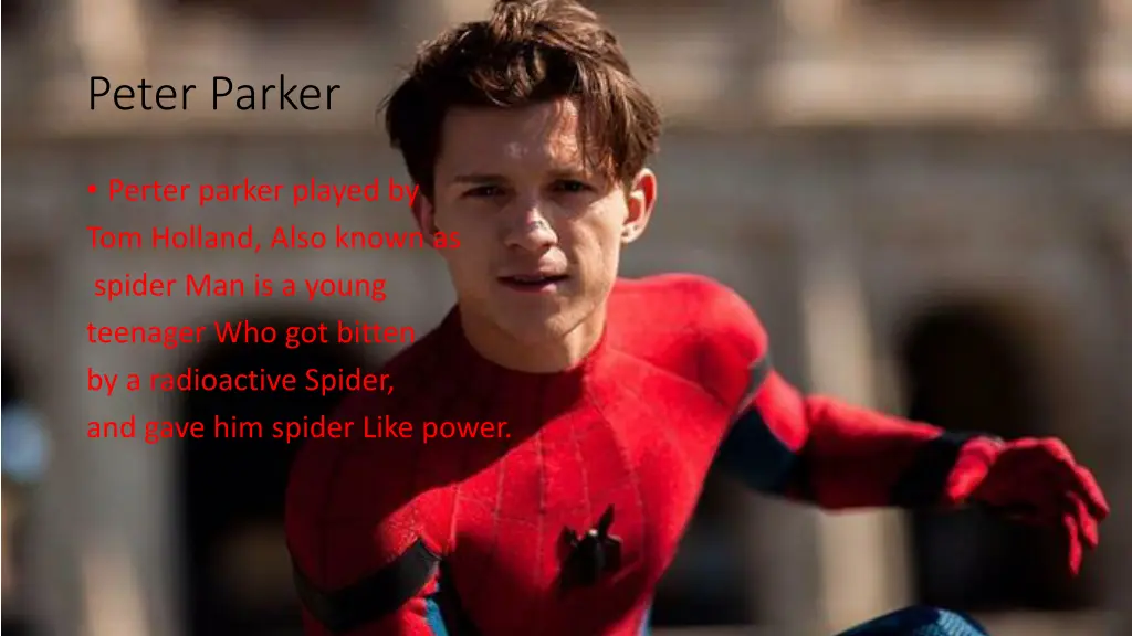 peter parker