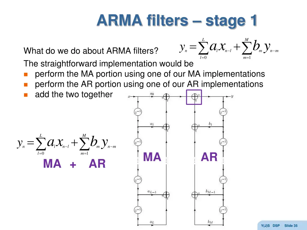 arma filters stage 1