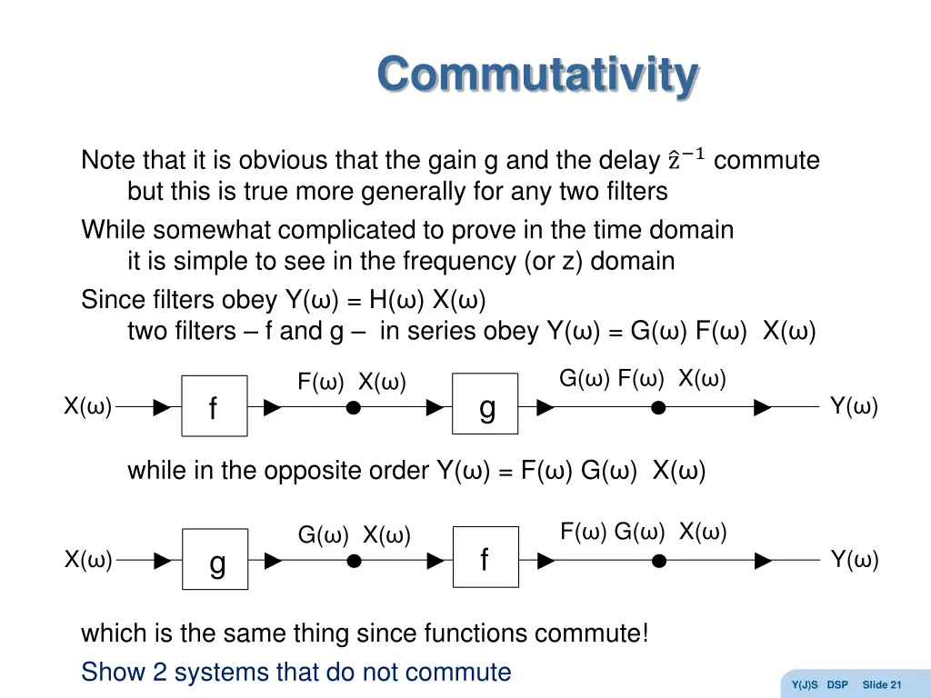 commutativity