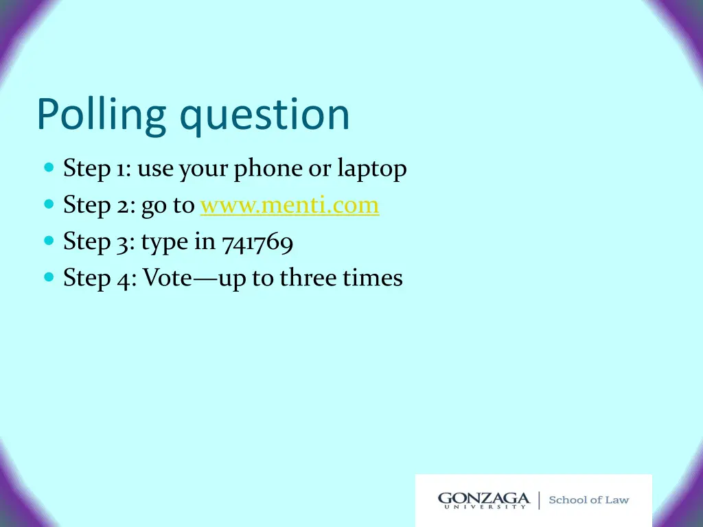 polling question