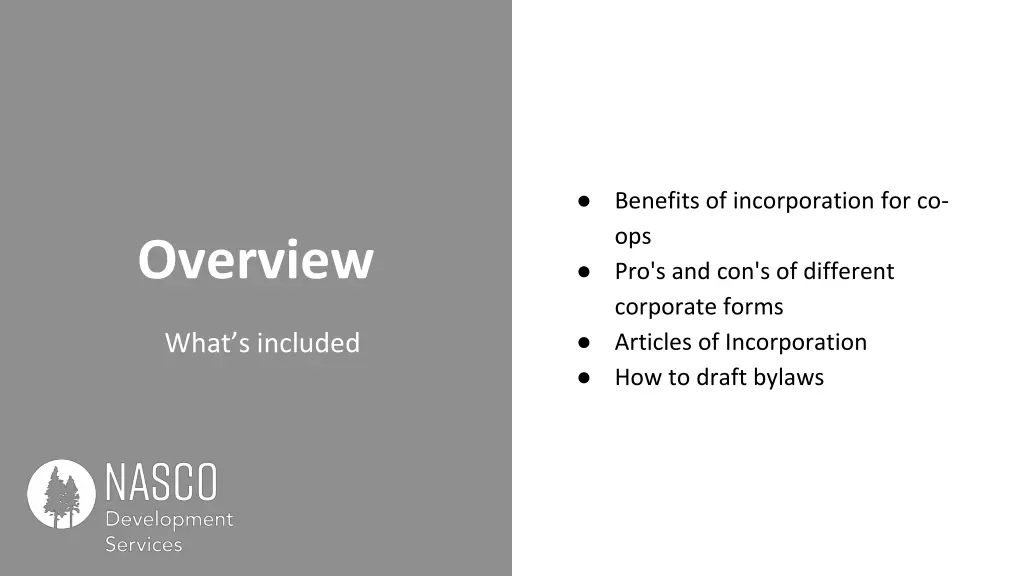 benefits of incorporation