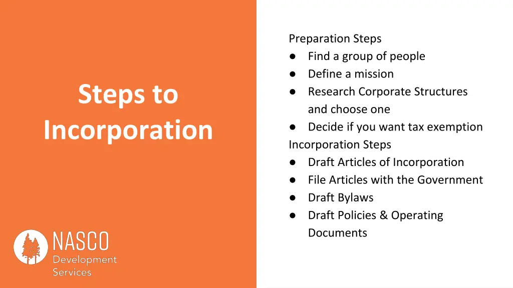 preparation steps find a group of people define