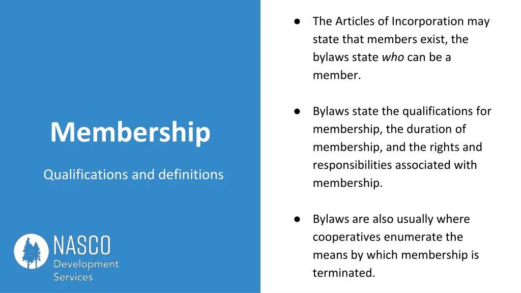the articles of incorporation may state that