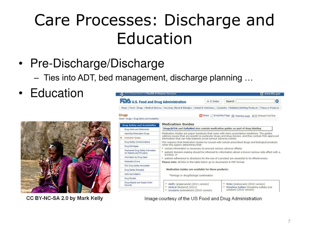 care processes discharge and education