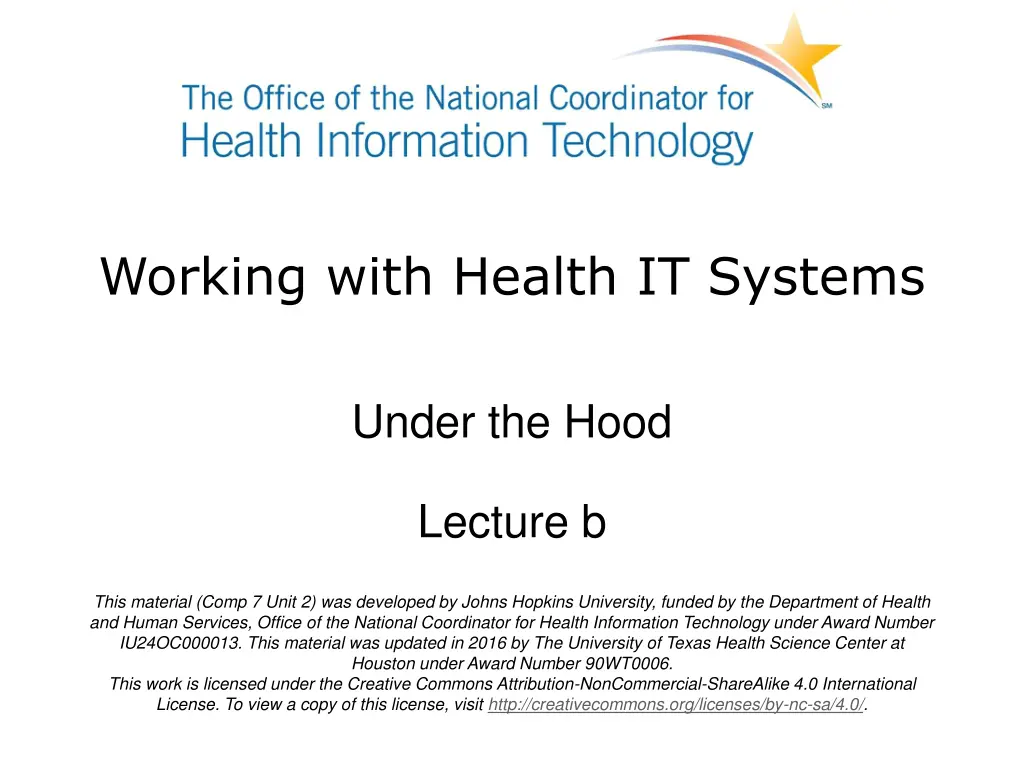 working with health it systems