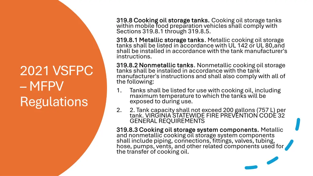 319 8 cooking oil storage tanks 319 8 cooking