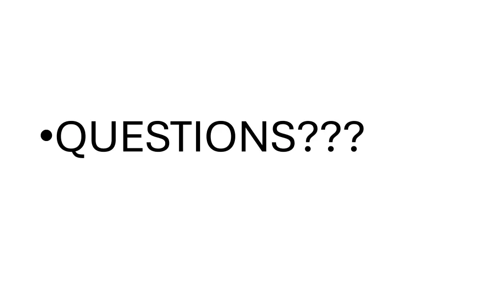 questions