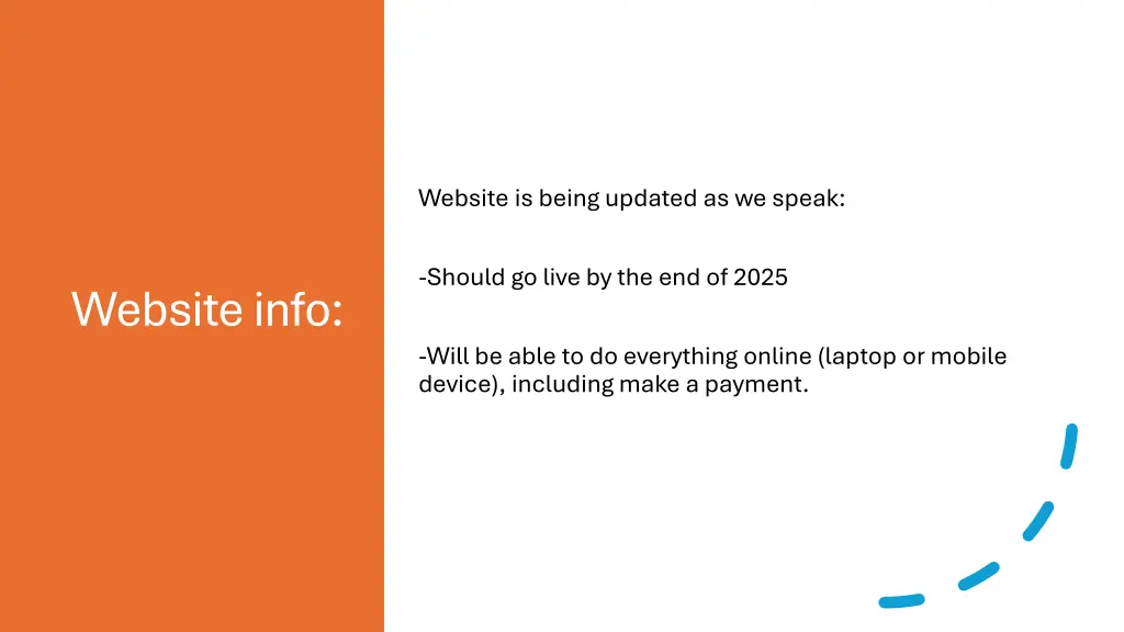 website is being updated as we speak