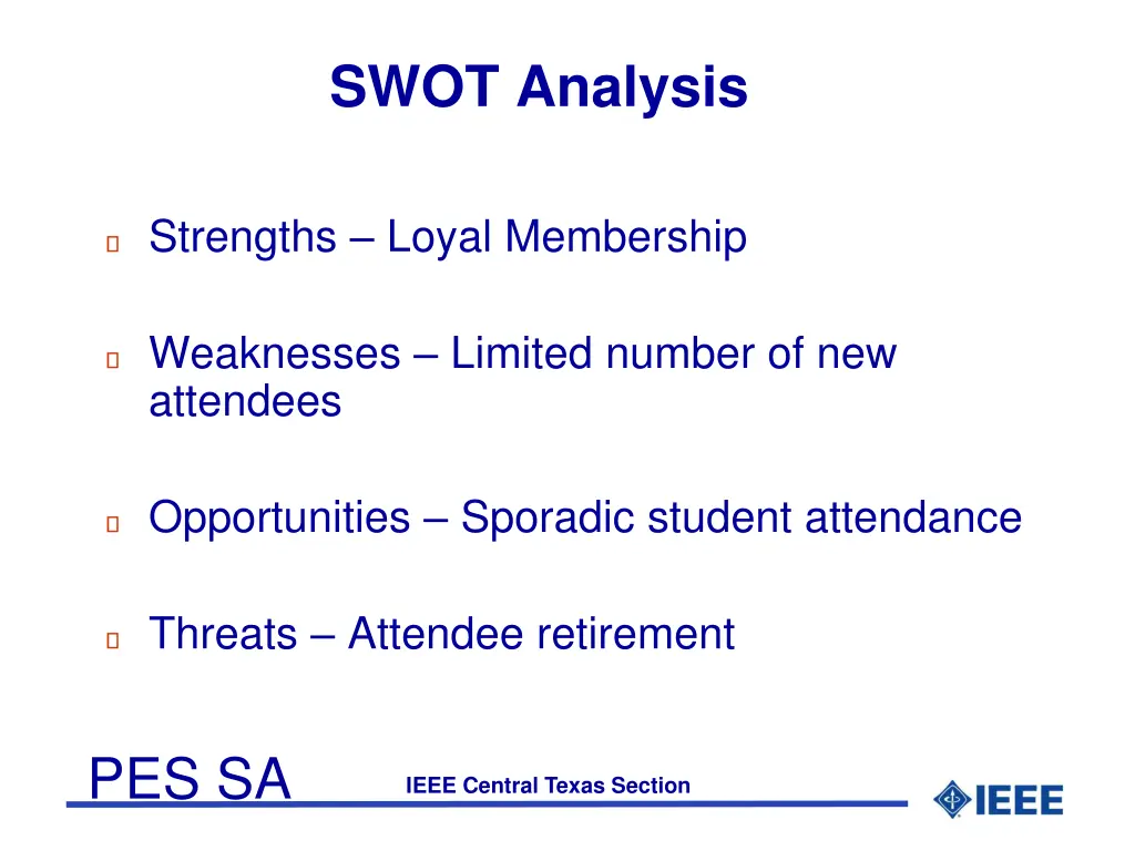 swot analysis