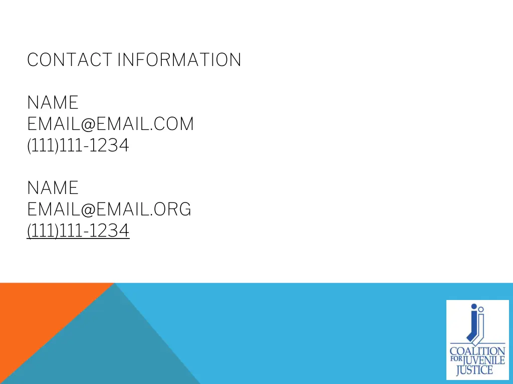 contact information