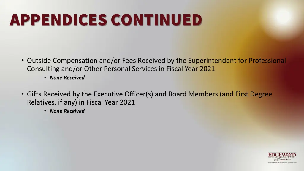 appendices continued 1
