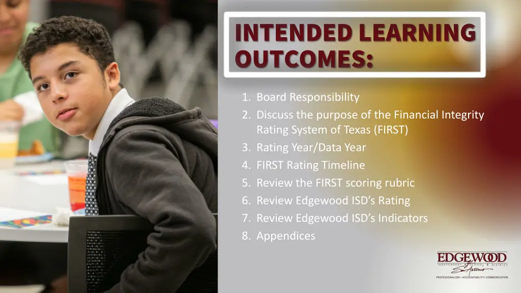 intended learning outcomes