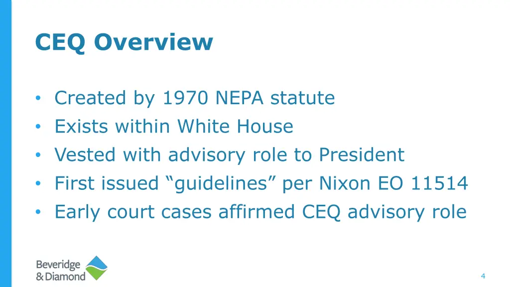 ceq overview