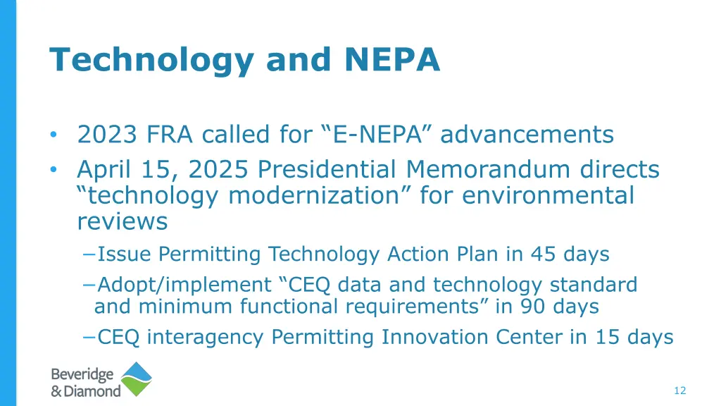 technology and nepa