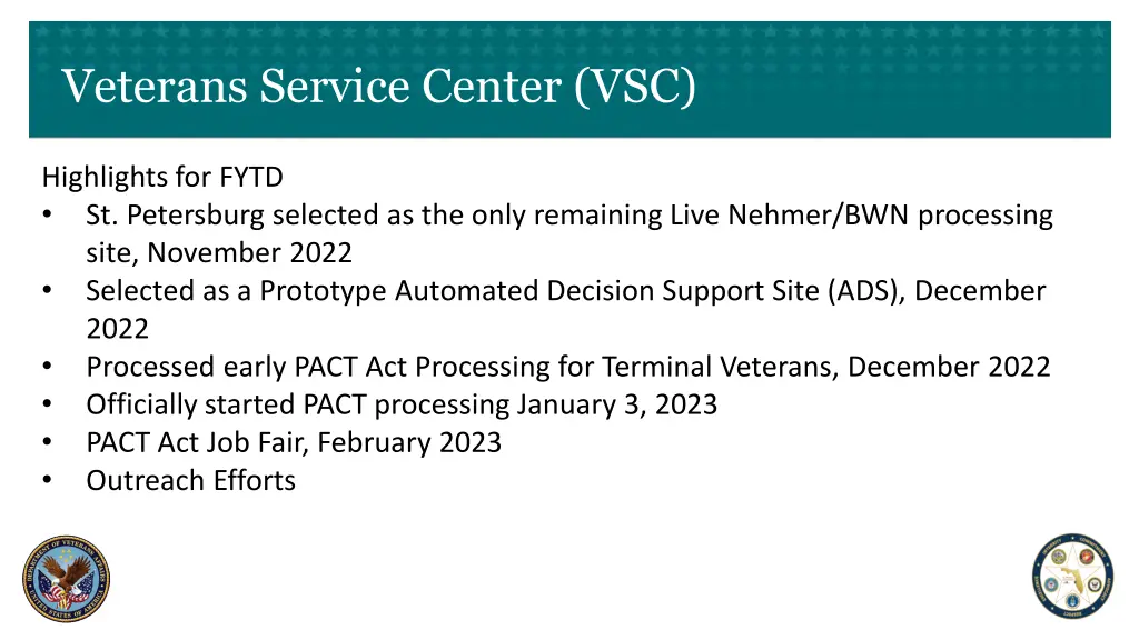 veterans service center vsc