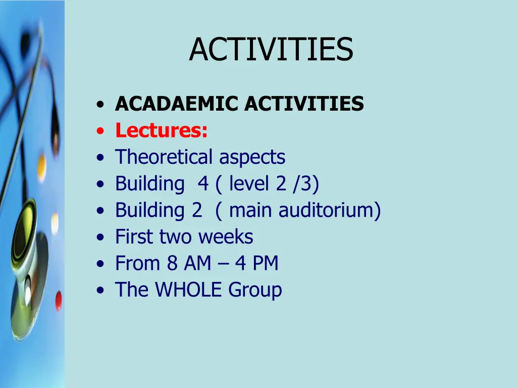 activities 1