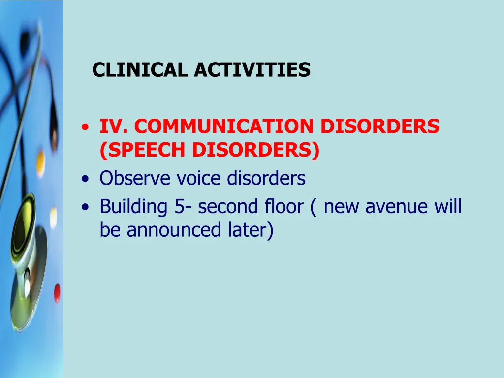 clinical activities 5