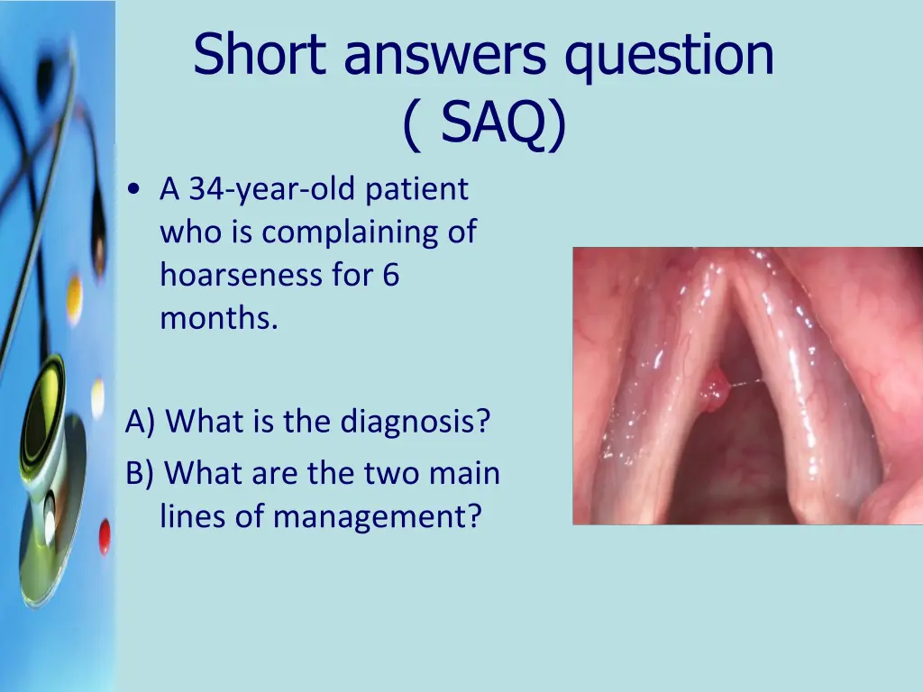 short answers question saq