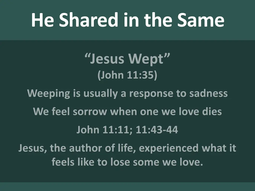he shared in the same 1