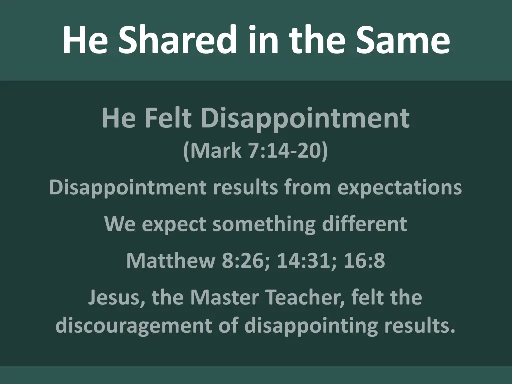 he shared in the same 3