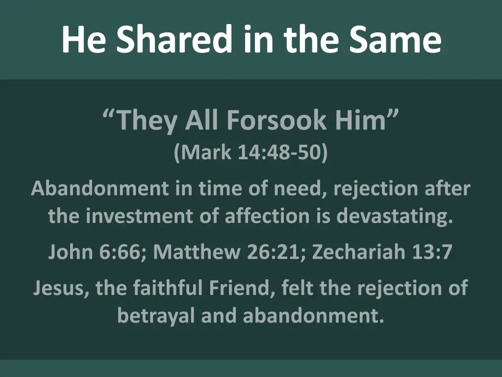 he shared in the same 4