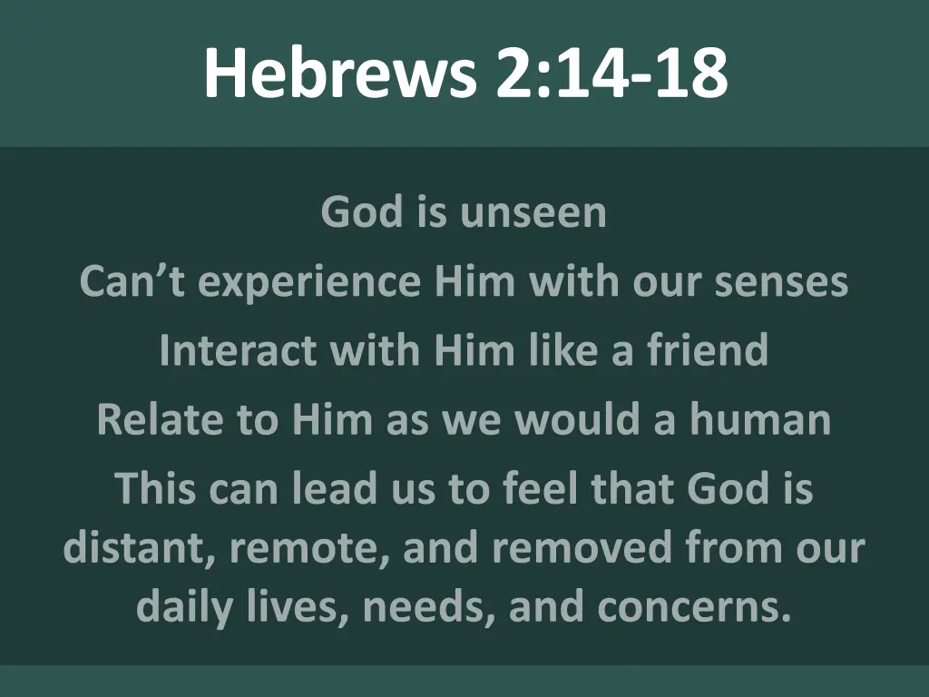 hebrews 2 14 18 2