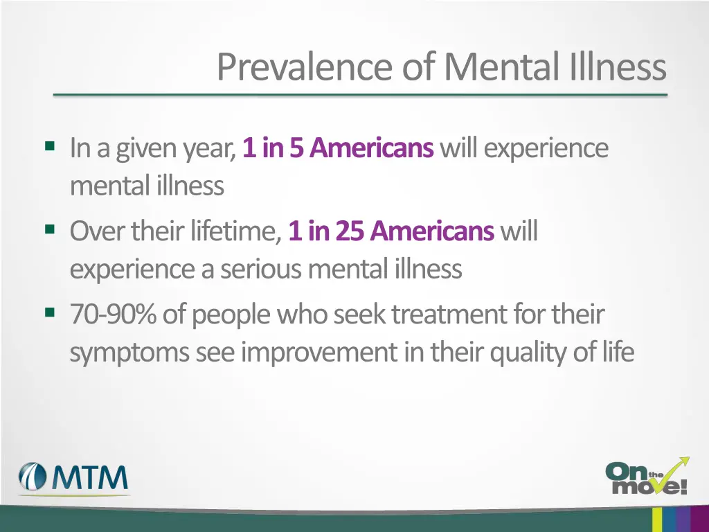 prevalence of mental illness