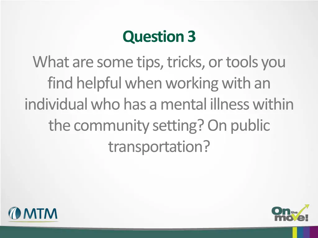 question 3