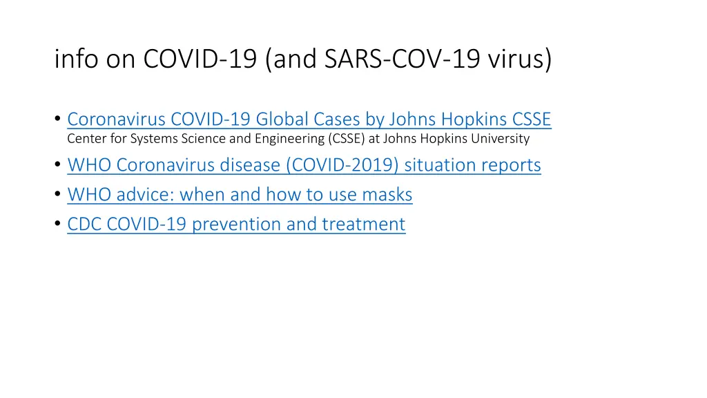info on covid 19 and sars cov 19 virus
