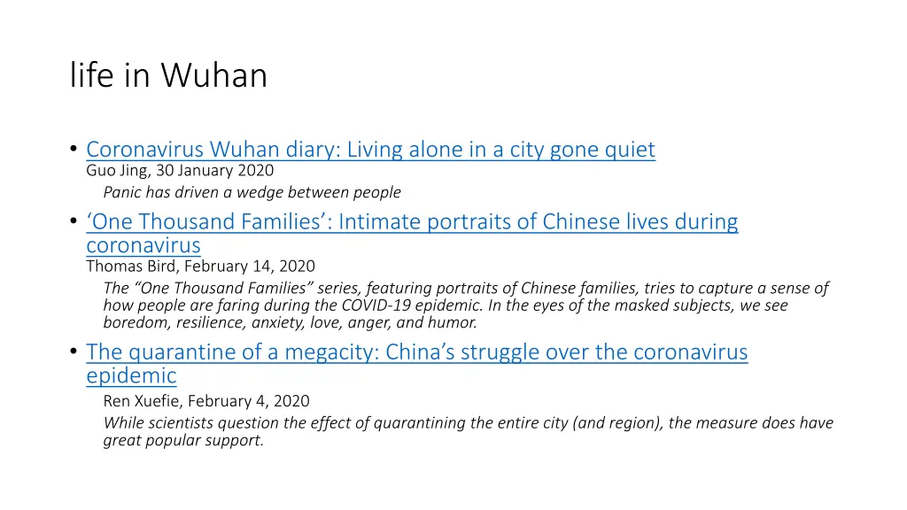 life in wuhan