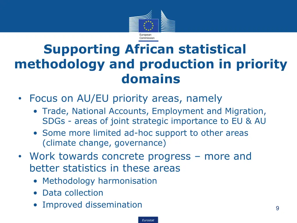 supporting african statistical methodology
