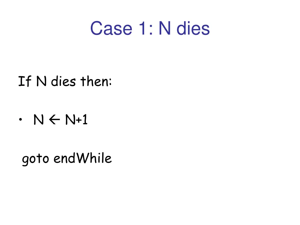 case 1 n dies